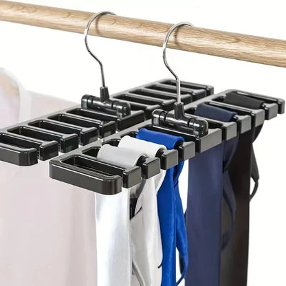 1PCS Tie Belt Hanger Wardrobe Belt Rotating Organizer Rack