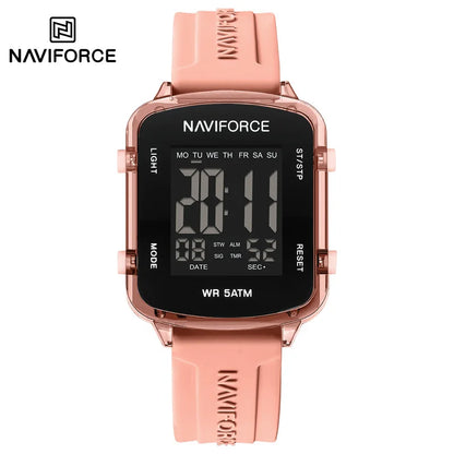 NAVIFORCE 2025 Fashion Watches for Woman LCD Digital Movement