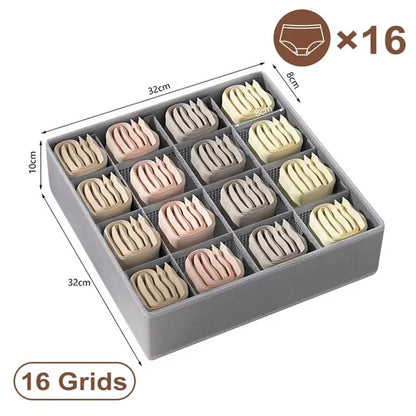 Underwear Organizer Bra Storage Box Panties Socks