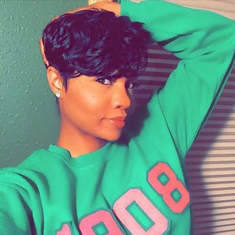Pixie Cut Wigs Human Hair Short Bob 9A Brazilian