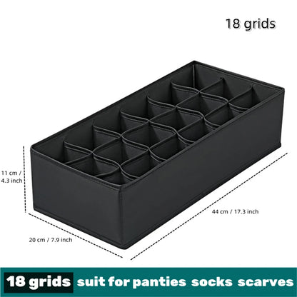 Underwear Organizer Socks Pants Bra Storage Box Cabinets Wardrobe Clothes Drawer Organizer Storage Organization For Bedroom