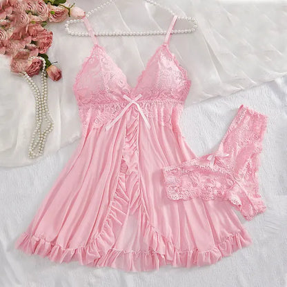 Summer Sexy Lingerie Dress Women Lace