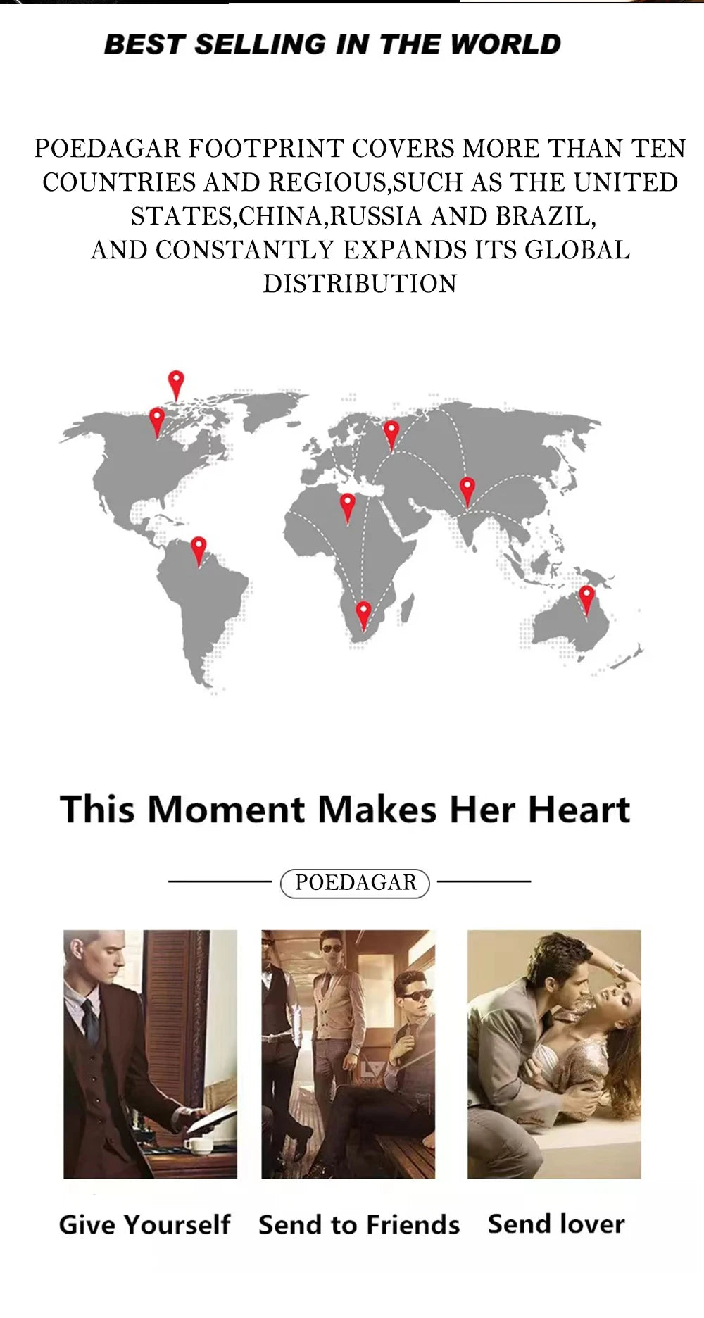 POEDAGAR Top Elegant Women Wristwatch Waterproof