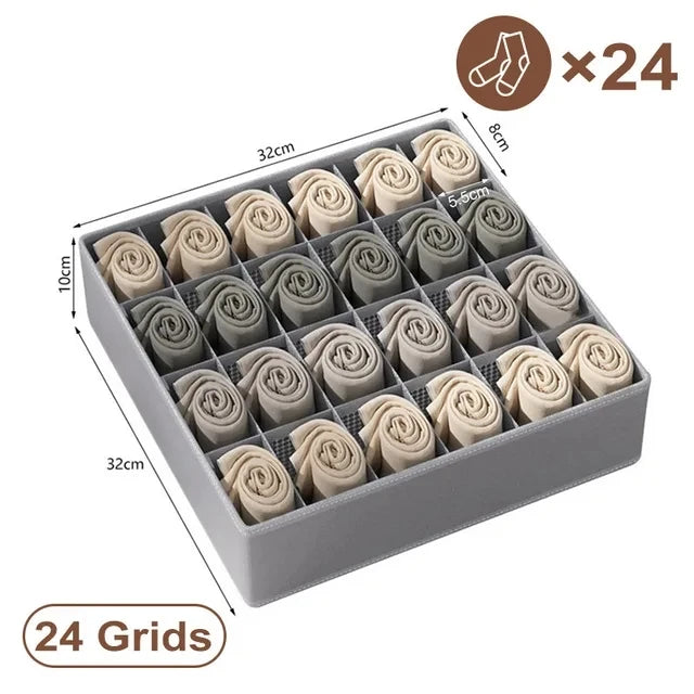 Underwear Organizer Bra Storage Box Panties Socks