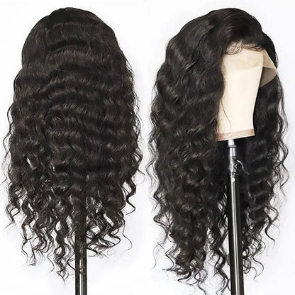 34 Inch Human Hair 13X4 Loose Deep Wave Frontal Wig 13X6 Curly Lace Front Wigs Brazilian Loose Wave 5x5 Lace Closure Wig