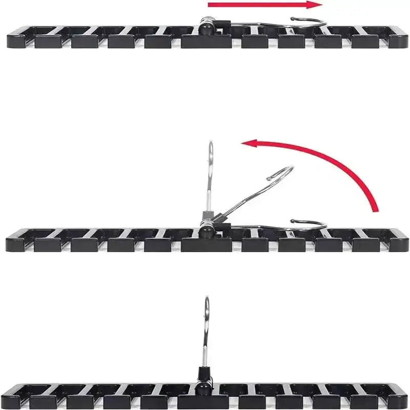 1PCS Tie Belt Hanger Wardrobe Belt Rotating Organizer Rack