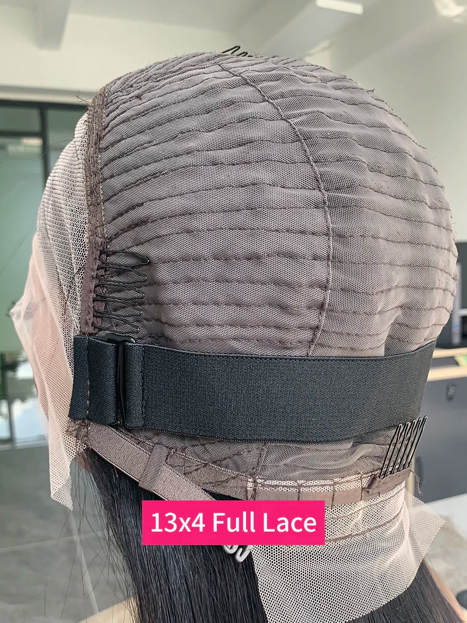 5x5 13x4 13x6 250 Density Bob Human Hair Wig 100% Raw Vietnamese Double Drawn Human Hair Lace Frontal Wig 16 18 20 22 24 26 inch