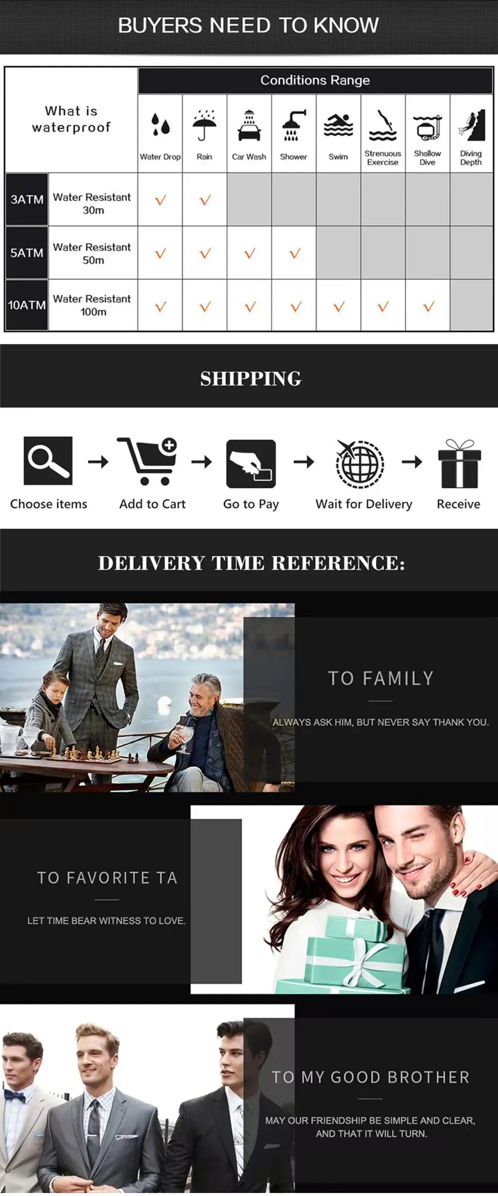 POEDAGAR Luxury Watch For Men