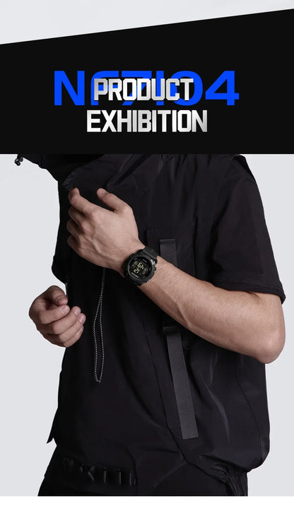 NAVIFORCE NF7104  Men's LCD Digital Casual