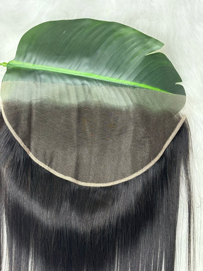 16A Vietnamese Double Drawn Bone Straight Bundles with Lace Closure Raw Hair Bundles Raw Hair