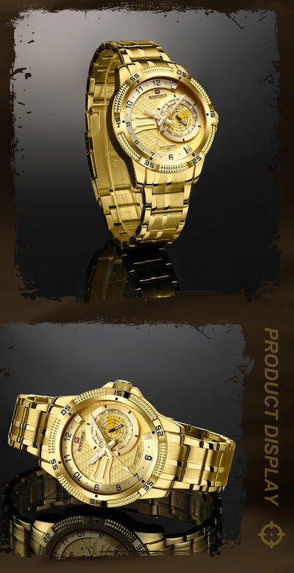 NAVIFORCE Brand Fashion Men's Quartz Watches Waterproof