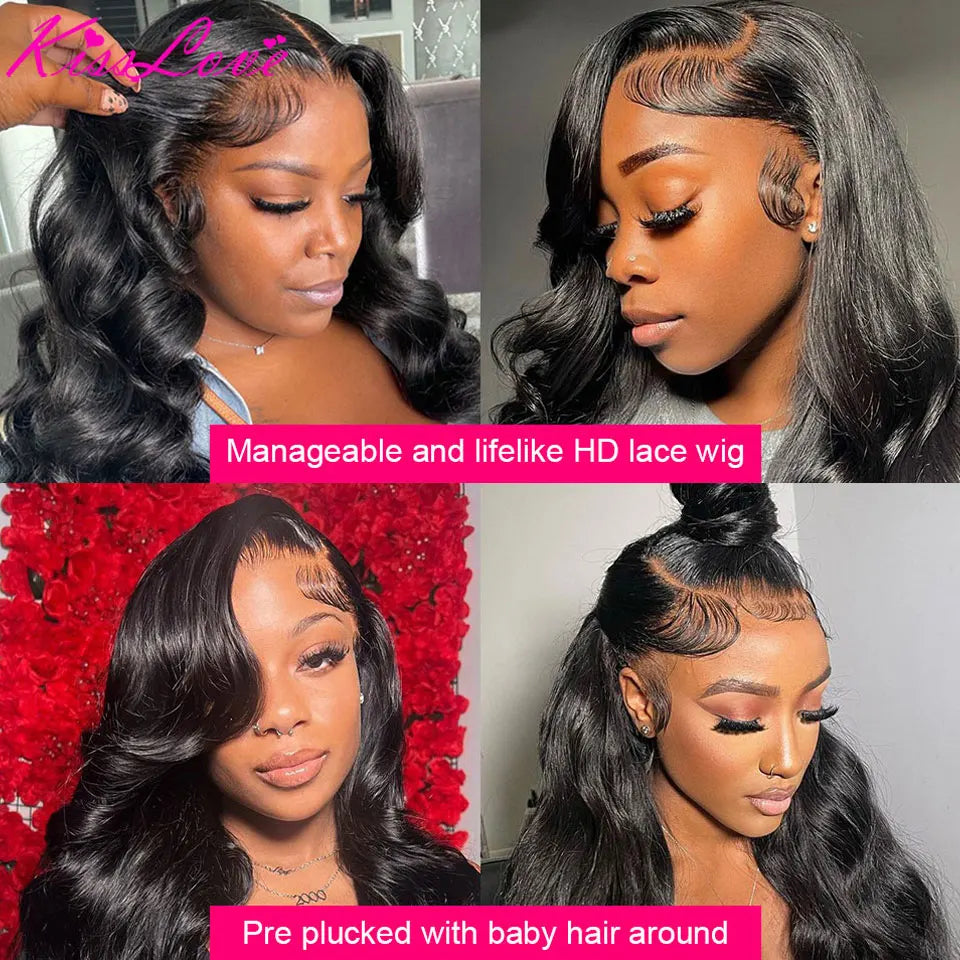 Body Wave 13x4/13x6 HD Lace Front Human Hair Wigs