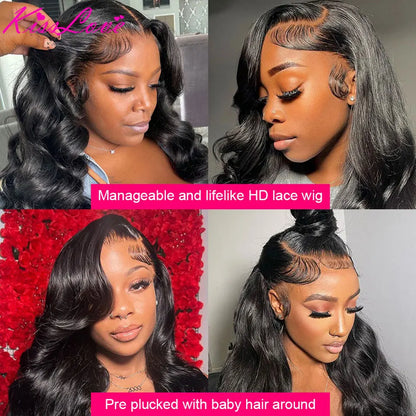 Body Wave 13x4/13x6 HD Lace Front Human Hair Wigs