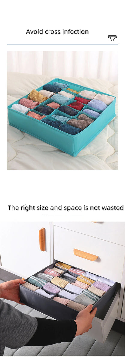 Underwear Organizer Socks Pants Bra Storage Box Cabinets Wardrobe Clothes Drawer Organizer Storage Organization For Bedroom
