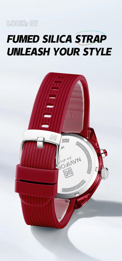 NAVIFORCE Women Fashion Watch Waterproof Personality Ladies Quartz