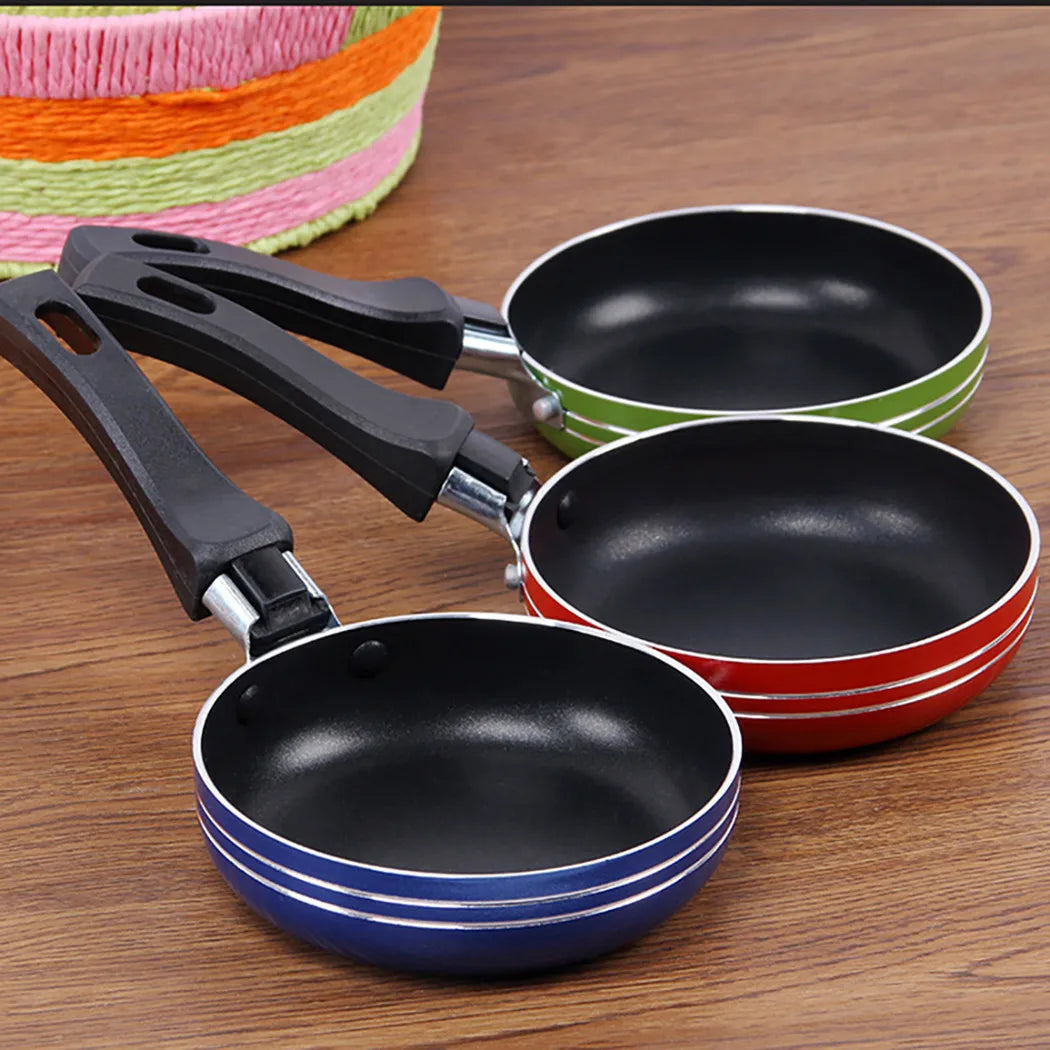 12cm/14cm/16cm Mini Frying Pan Non-Stick Steel
