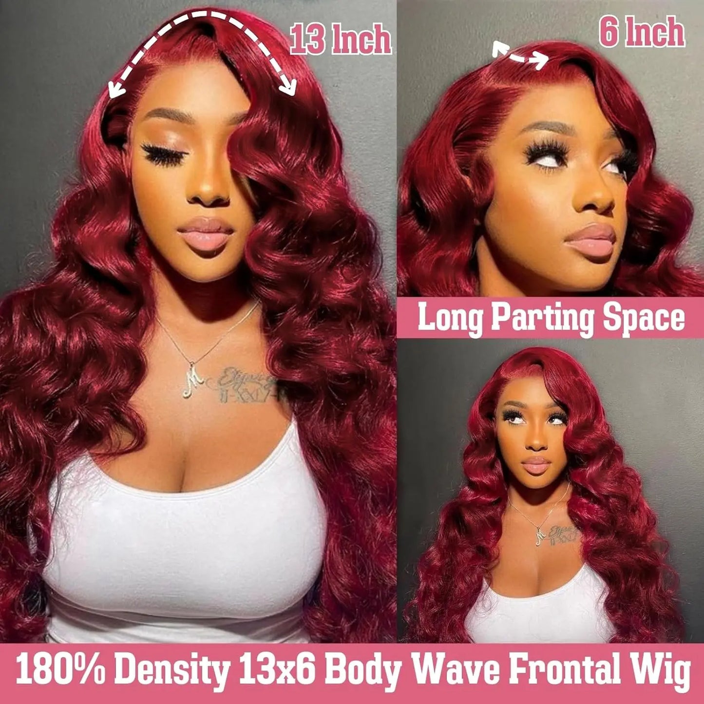 Body Wave 13x6 HD Lace Frontal Wigs Human Hair Colored Chocolate Brown Lace Front Wig 30 36 Inch Replacement Wig For Black Women