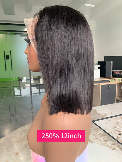 2x6 5x5 250 Density Raw 15A Bob Glueless Lace Wig Ready To Go Vietnamese Hair Original Super Double Drawn Closure Human Hair Wig