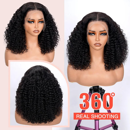 Deep Wave Lace Front Wigs Human Hair 13x4 HD Lace