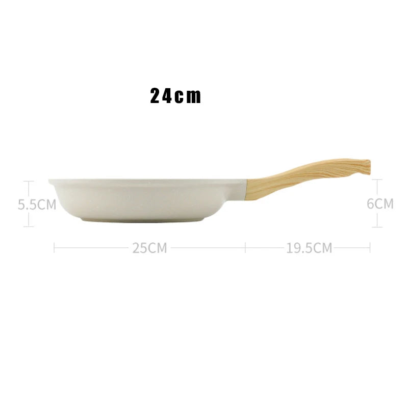 Durable Frying Pan Wok Non-stick Ceramic