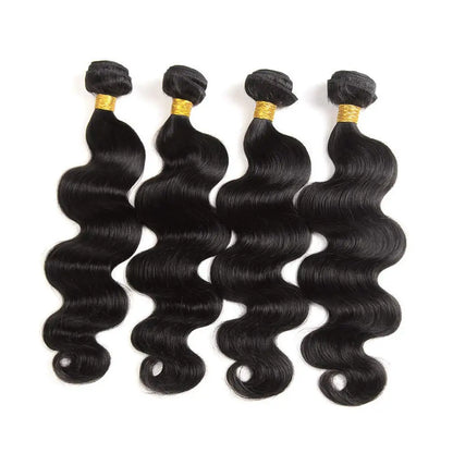 Ombre Color Body Wave Human Hair Bundles with closure 100% Unprocessed Virgin Hair 1b/4/27 Colored Bundles human Hair Extension