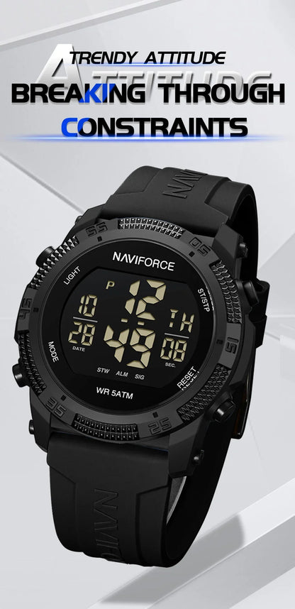 NAVIFORCE NF7104  Men's LCD Digital Casual