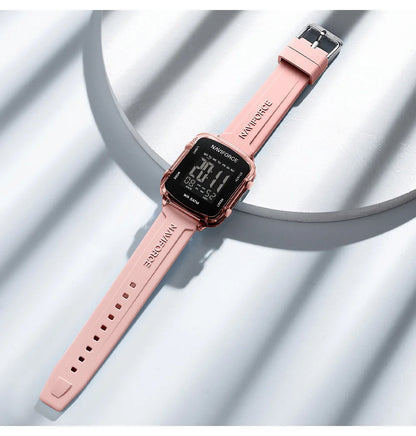 NAVIFORCE 2025 Fashion Watches for Woman LCD Digital Movement