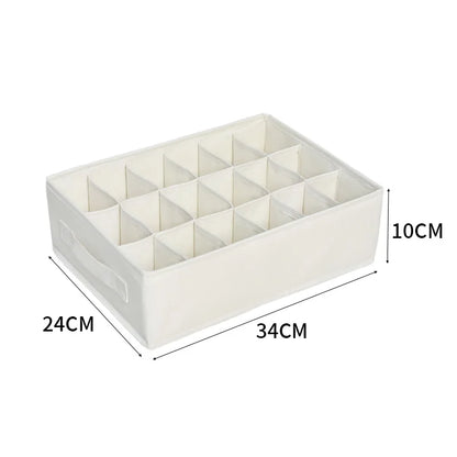 Socks Underwear Organizer Storage Box Washable Odorless Storage Box Drawer Organizer For Lingerie Bras Socks Leggings Organizers