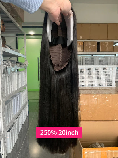 5x5 13x4 13x6 250 Density Bob Human Hair Wig 100% Raw Vietnamese Double Drawn Human Hair Lace Frontal Wig 16 18 20 22 24 26 inch