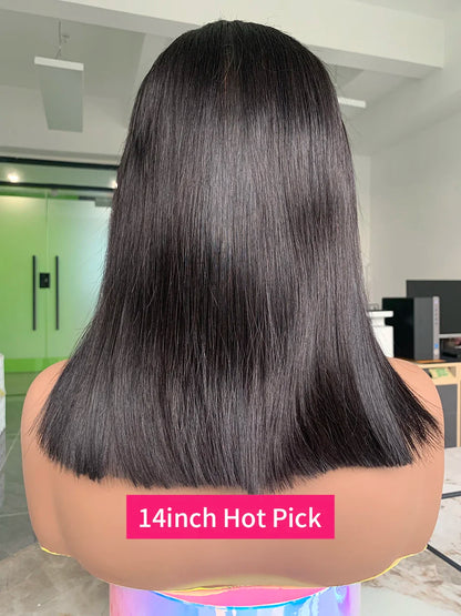 2x6 5x5 250 Density Raw 15A Bob Glueless Lace Wig Ready To Go Vietnamese Hair Original Super Double Drawn Closure Human Hair Wig