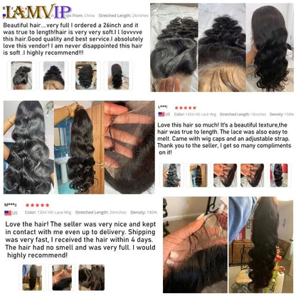 250% Body Wave 13x6 Hd Frontal Human Hair Pre-plucked Lace Brazilian Remy Straight Wave With Hd 13x4 Front Wig Closure 4x4 Wig