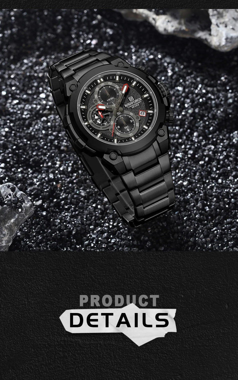NAVIFORCE Waterproof Men's Watches
