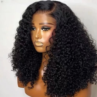 Kinky Curly Wigs 13x4 HD Lace Frontal Wig Glueless Human Hair