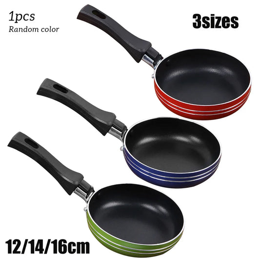 12cm/14cm/16cm Mini Frying Pan Non-Stick Steel