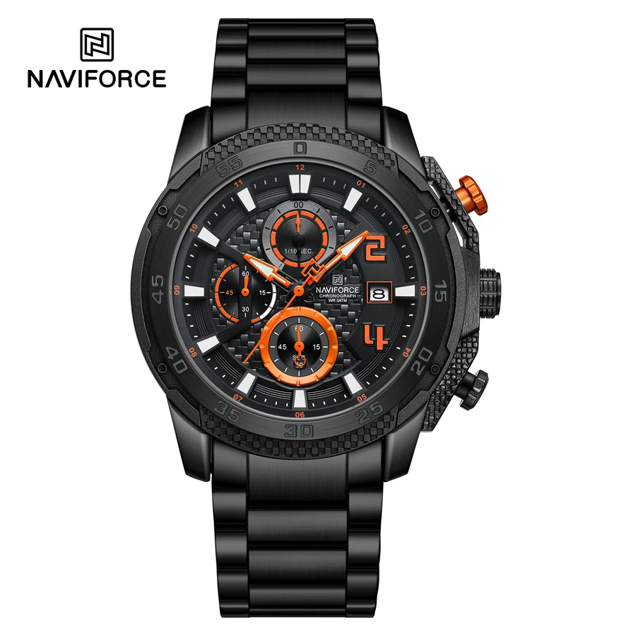 NAVIFORCE Men Stainless Steel Watch