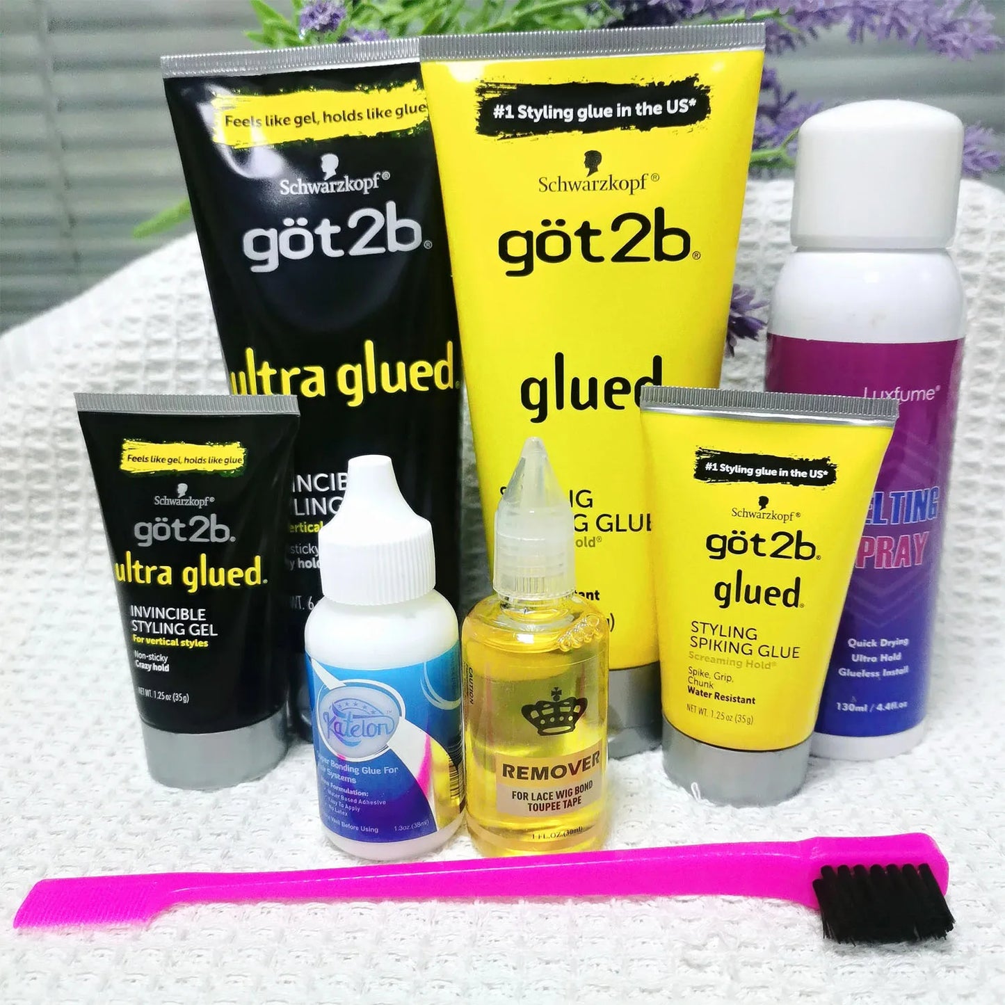 Got 2b glued 170g and 35g Hair Gel got2b Glued got2b glued wig