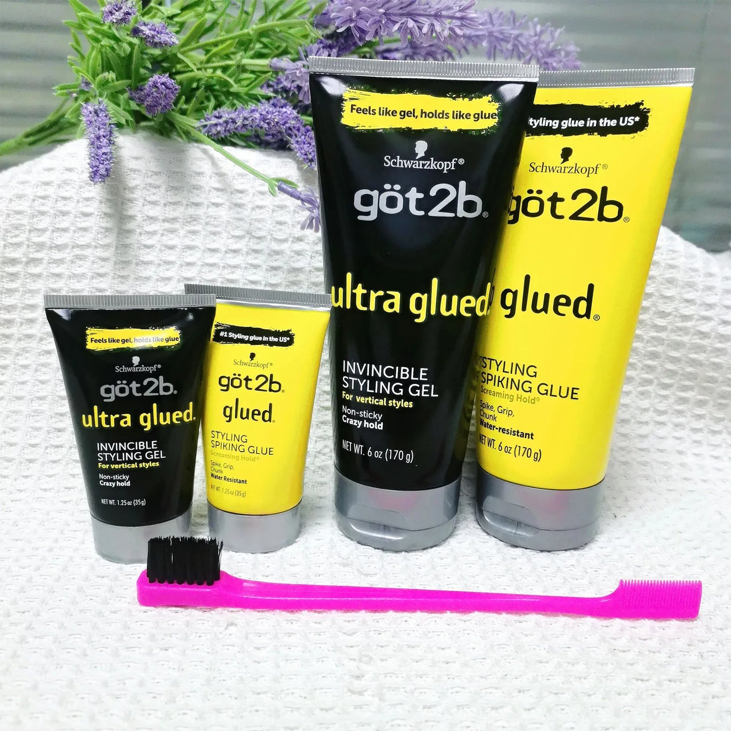 Got 2b glued 170g and 35g Hair Gel got2b Glued got2b glued wig