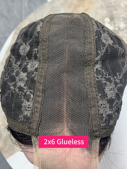 2x6 5x5 250 Density Raw 15A Bob Glueless Lace Wig Ready To Go Vietnamese Hair Original Super Double Drawn Closure Human Hair Wig
