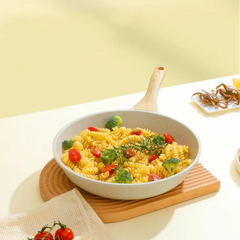 Durable Frying Pan Wok Non-stick Ceramic