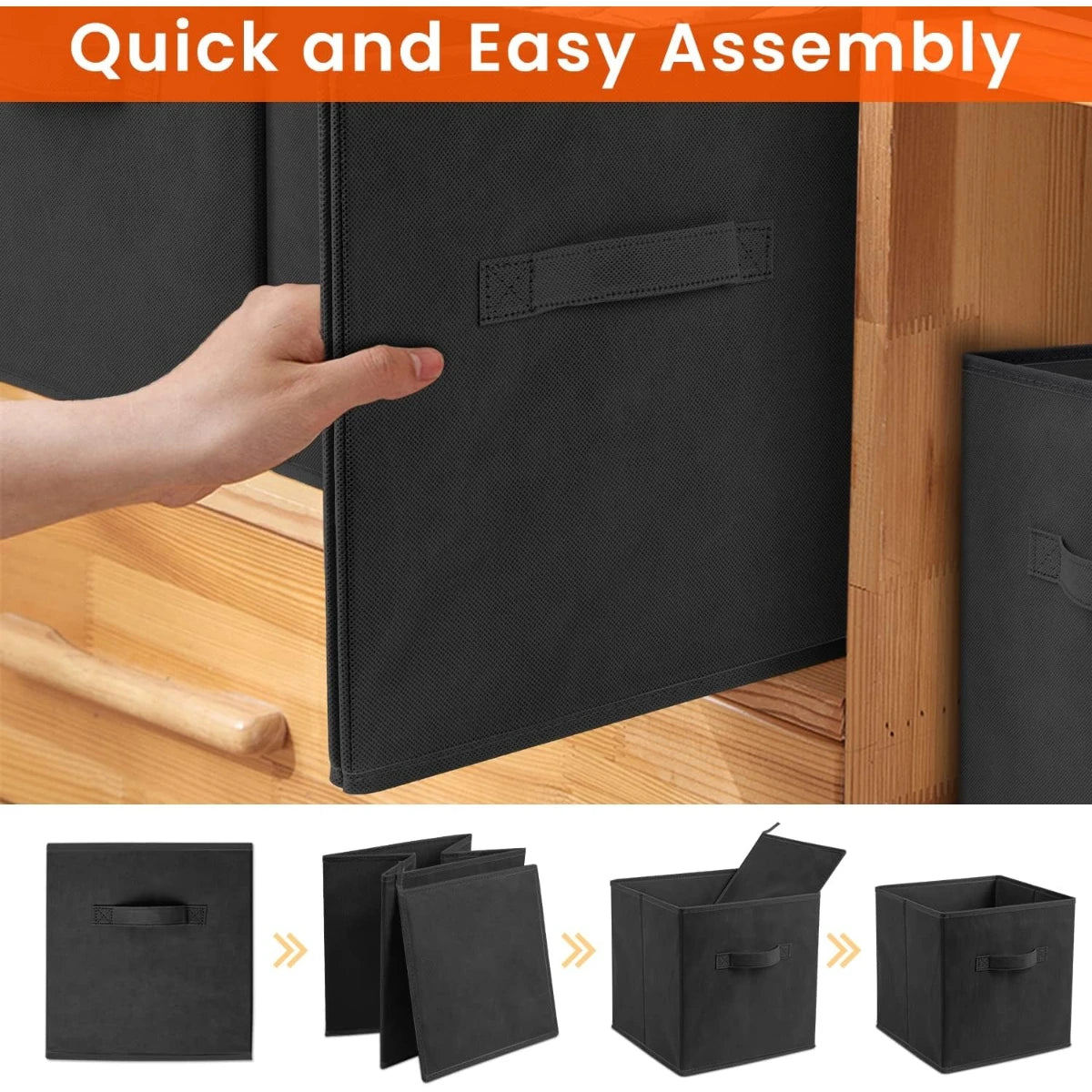 Heavy Duty Fabric Storage Cubes