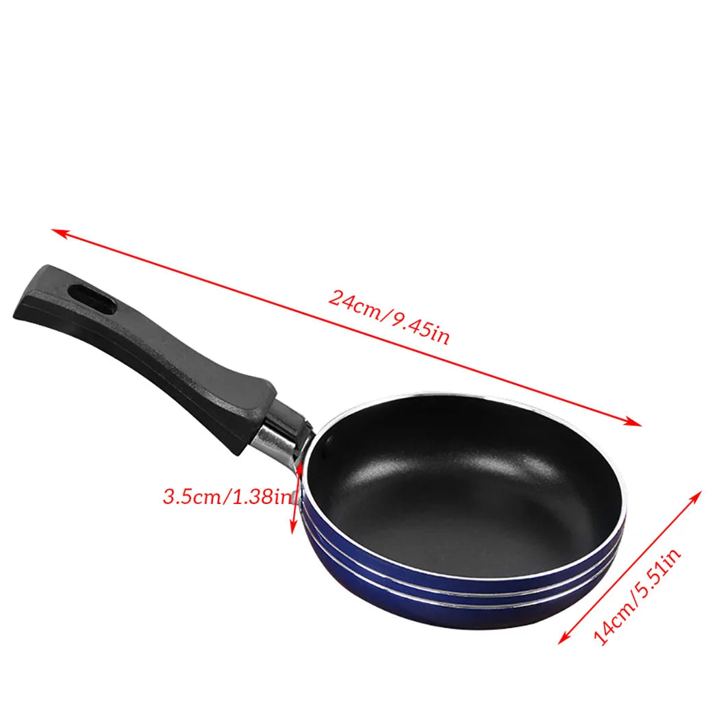 12cm/14cm/16cm Mini Frying Pan Non-Stick Steel