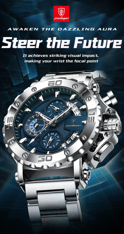POEDAGAR Luxury Watch For Men