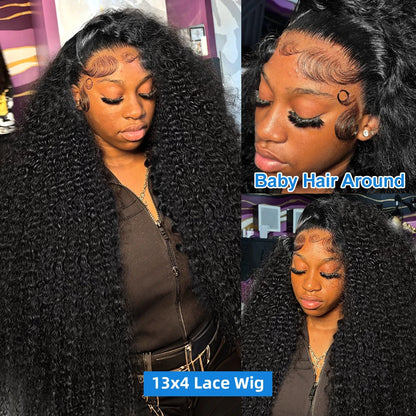 Xcurly 30 inch Loose Deep Wave Glueless 5x5 Ready to Wear Lace Closure Wig Pre Plucked Water Curly HD Lace Front Human Hair Wigs
