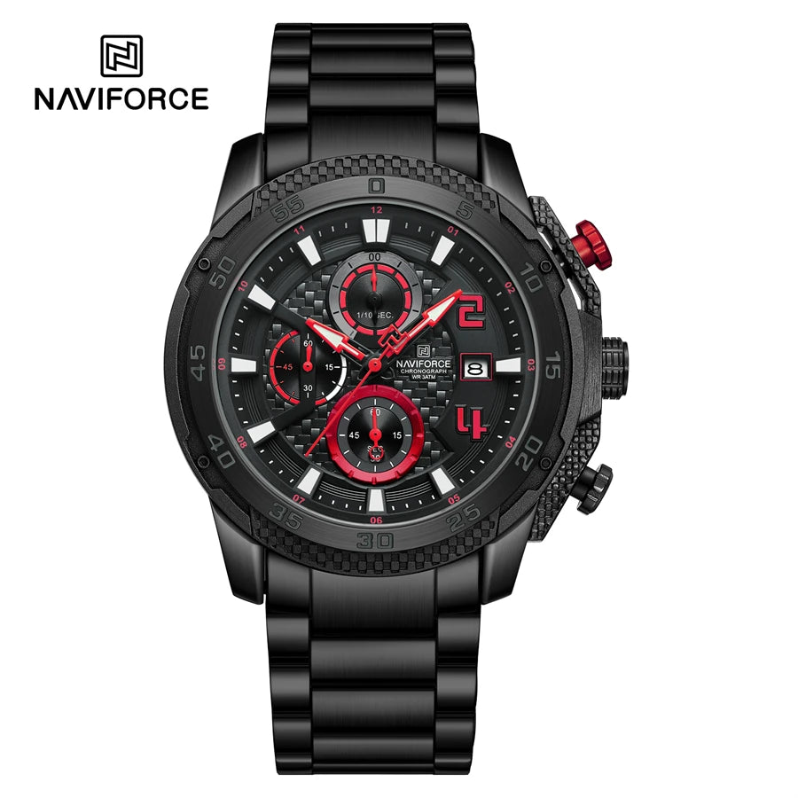 NAVIFORCE Men Stainless Steel Watch