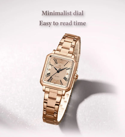 NAVIFORCE Fashion Ladies Watch Stainless Steel Waterproof