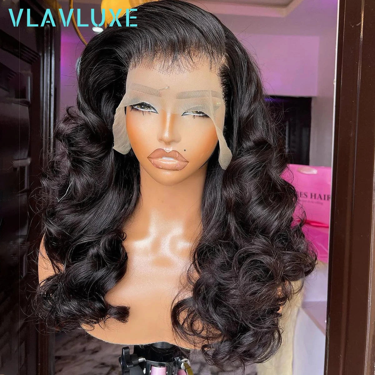 Super Double Drawn Remy Glueless 400 Density Wig Bouncy Curly 13x6 HD Lace Front Wigs 100% Human Hair Preplucked Brazilian Wig