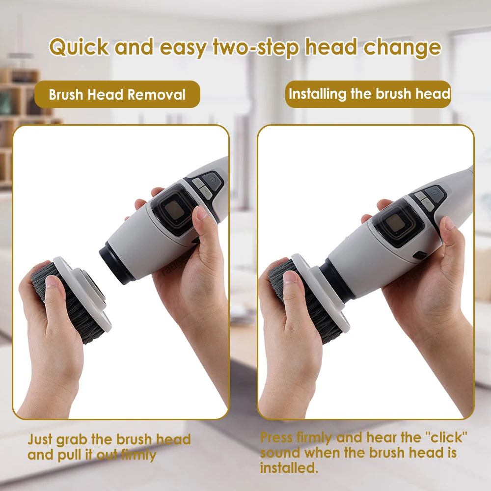 Electric Cleaning Brush 10in1 Multifunctional Wireless Spin Cleaning Brush for Bathroom