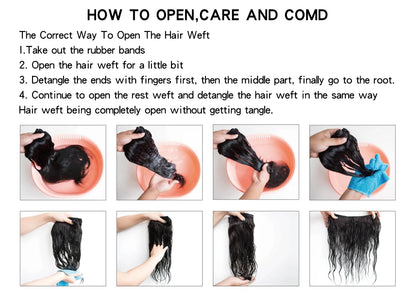 Ombre Color Body Wave Human Hair Bundles with closure 100% Unprocessed Virgin Hair 1b/4/27 Colored Bundles human Hair Extension