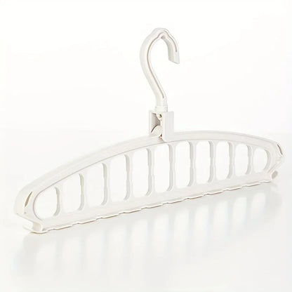 Folding Multi-Hole Clothes Hanger Non-slip Storage Rack