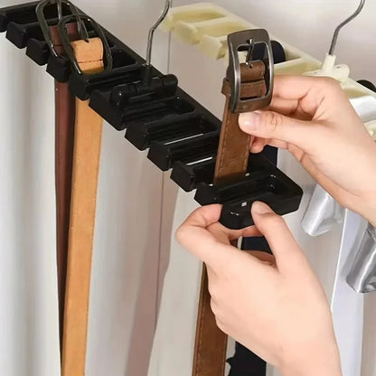 1PCS Tie Belt Hanger Wardrobe Belt Rotating Organizer Rack
